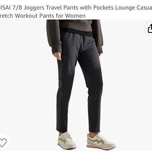 AJISAI joggers - charcoal grey